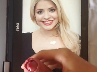 Cum tribute to Holly Willoughby (2 orgasms) Holly Willoughby