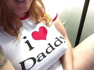 Raven Roxx Jerking Dick for Daddy