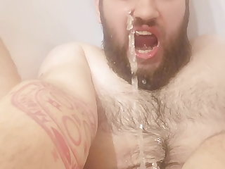 Gaping More Rain and Cum on My Face 03
