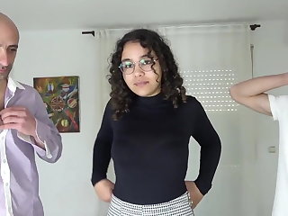Gangbang Moroccan teen Lily gets A LOT OF COCKS for her gangbang